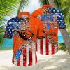 Santa Beach Pattern Hawaiian Shirt Merry Christmas Button Down Shirt Gift For Guys