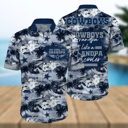 Cool NFL Dallas Cowboys Hawaiian Shirt Beach Gift For Grandpa