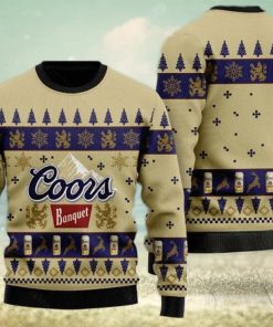 Coors Banquet Beer Ugly Christmas Sweater Xmas transformed