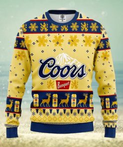 Coors Banquet Beer Ugly Knitted Christmas Sweater Coors Light Sweatshirt