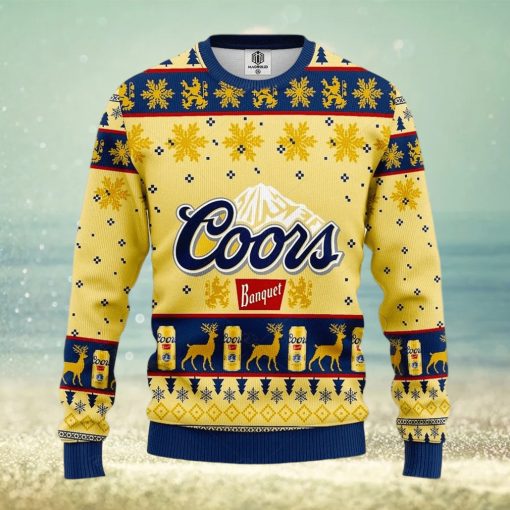 Coors Banquet Beer Ugly Knitted Christmas Sweater Coors Light Sweatshirt