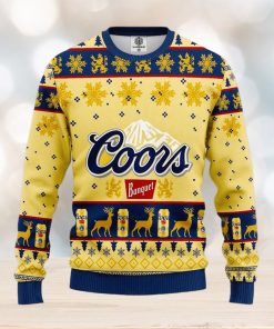 Coors Banquet Beer Ugly Knitted Christmas Sweater Coors Light Sweatshirt