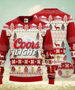 Coors Light Beer Ugly Christmas Sweater