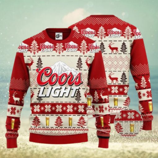 Coors Light Beer Ugly Christmas Sweater