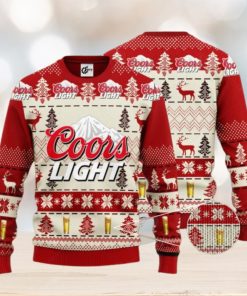 Coors Light Beer Ugly Christmas Sweater