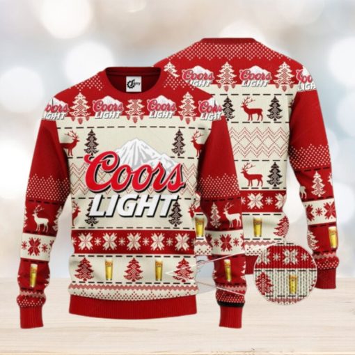 Coors Light Beer Ugly Christmas Sweater