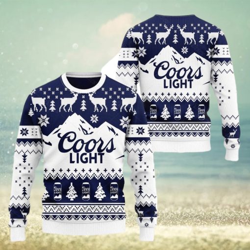 Coors Light Beer Ugly Christmas Ugly Sweater Coors Ugly Xmas