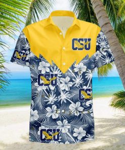 Coppin State Eagles 3D Hawaiian Shirt Tropical Seamless NCAA Summer Beach For Fans Gift hawaiian shirt