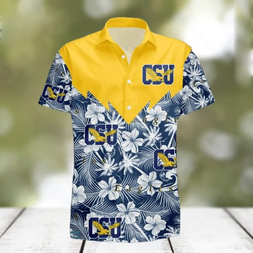 Coppin State Eagles 3D Hawaiian Shirt Tropical Seamless NCAA Summer Beach For Fans Gift hawaiian shirt