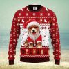 Spend Time With My Mastiff Snowflake Ugly Christmas Sweater