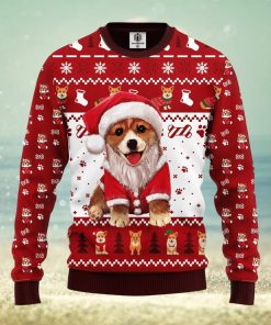 Corgi Noel Cute Thanksgiving Women Mens Ugly Christmas Sweater