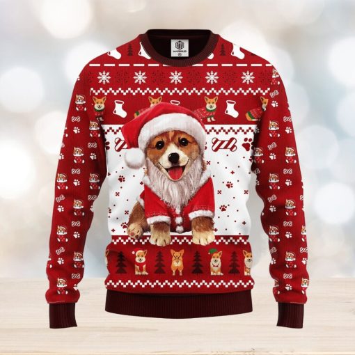 Corgi Noel Cute Thanksgiving Women Mens Ugly Christmas Sweater