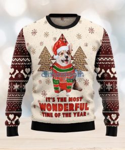 Corgi The Most Beautiful Time Ugly Christmas Sweater Best Gift For Xmas