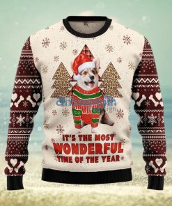 Corgi The Most Beautiful Time Ugly Christmas Sweater Best Gift For Xmas