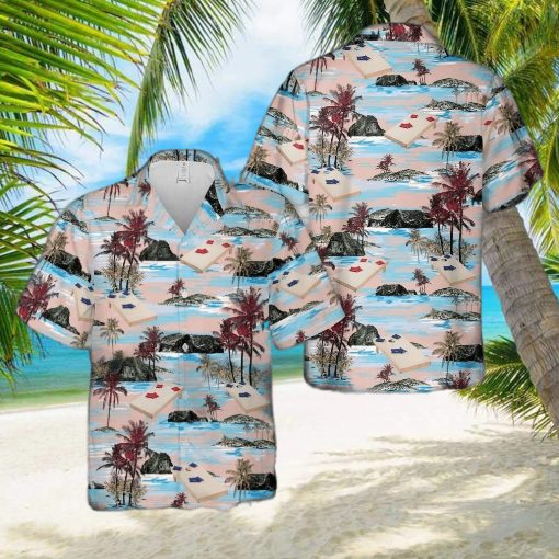 Cornhole Toss Lawn Game Hawaiian Shirt