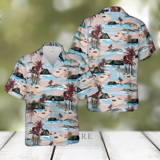 Cornhole Toss Lawn Game Hawaiian Shirt