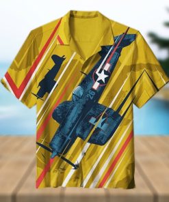 Corsair Airplane America Unisex Hawaiian Shirt