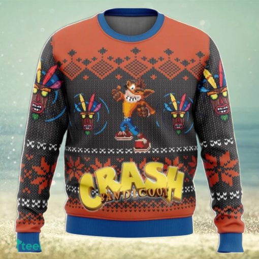 Crash Bandicoot Ugly Christmas Sweater 3D Gift For Men And Women