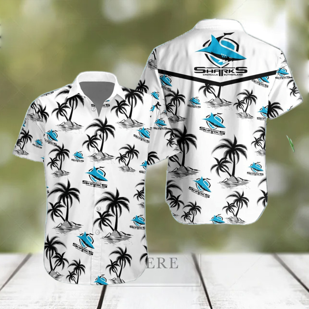 Cronulla Sutherland Sharks NRL Hawaiian Shirt Best Gift For Men
