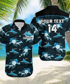 Cronulla Sutherland Sharks Personalized NRL 2023 Tropical Hawaiian Best Gift For Men And Women Fans hawaiian shirt