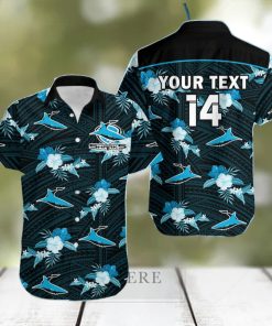 Cronulla Sutherland Sharks Personalized NRL 2023 Tropical Hawaiian Best Gift For Men And Women Fans hawaiian shirt