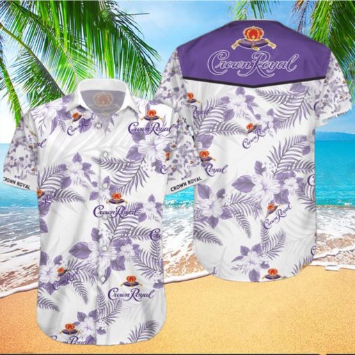 Crown Royal Canadian Whisky Hawaiian Shirt