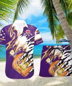 Crown Royal Canadian Whisky Monster Monster Claw Cool Gift Hawaiian Shirt And Shorts Men And Women Summer Gift