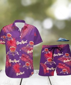 Crown Royal Palm Leaves Tropical Hawaiian Shirt