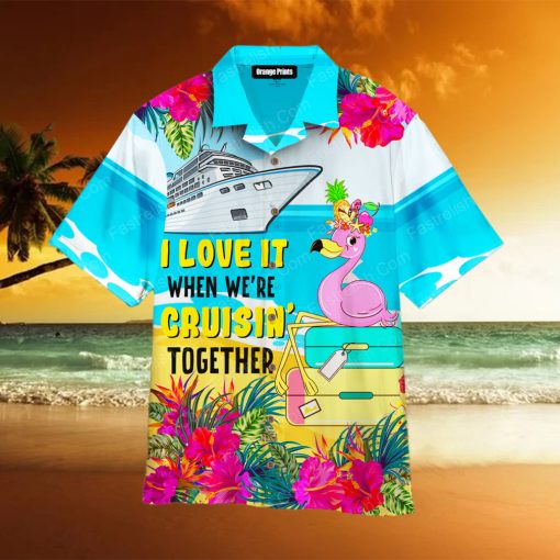 Cruising Together With Flamingo Summer Hawaiian Shirt