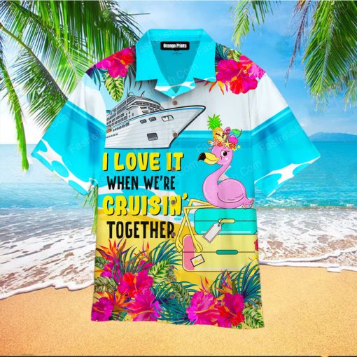 Cruising Together With Flamingo Summer Hawaiian Shirt