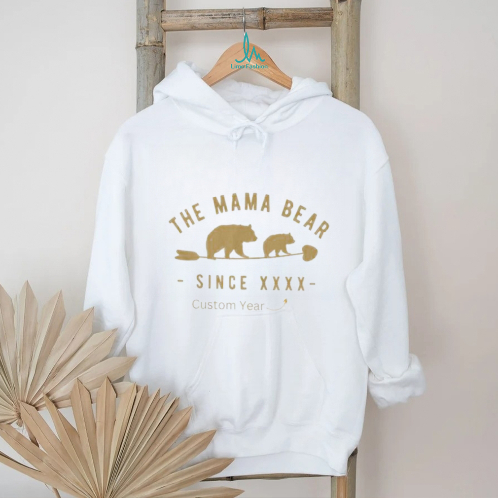 Custom Mama Bear Year Shirt Personalized Mom Mother T Shirt Unisex -  Limotees