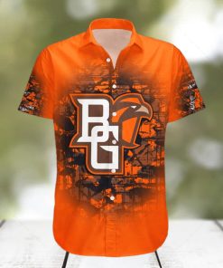 Custom Number And Name Bowling Green Falcons Hawaiian Shirt Camouflage Vintage NCAA Gift For Fans hawaiian shirt