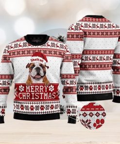 Custom Photo Dog Xmas Ugly Merry Christmas Ugly Merry Christmas Dog Sweater Dog Lovers Shirt