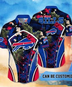 Customized Buffalo Bills NFL Flower Summer Tropical Hawaiian Shirt