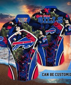 Customized Buffalo Bills NFL Flower Summer Tropical Hawaiian Shirt