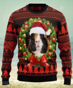 Cute Guinea Pig Xmas Christmas Ugly Sweater 3D Outfits Gift Ugly Christmas Sweater 3D