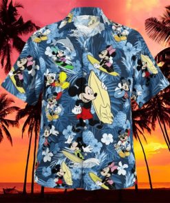 Cute Mickey Hawaiian Shirts For Men hawaiian shirt