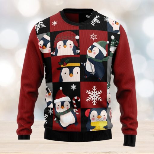 Cute Penguin Ugly Christmas Sweater Thankgiving Gift Men Women