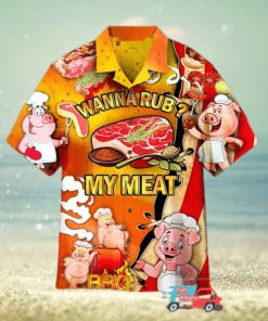 Cute Pig Pictures BBQ Hawaiian Shirts