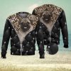 Dachshund Snowy Black Full Print For Dog Lovers 3D Ugly Sweater Christmas Gift Sweater