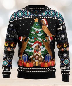 Dachshund Group Tree Ugly Christmas Sweater Thankgiving Gift Men Women