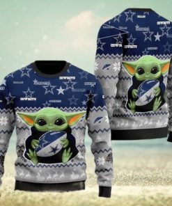 Dallas Cowboys Baby Yoda Ugly Christmas Sweater