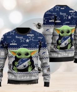 Dallas Cowboys Baby Yoda Ugly Christmas Sweater