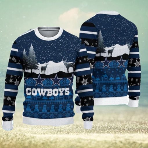 Dallas Cowboys Casual Ugly Christmas Sweater 3D Gift For Fans