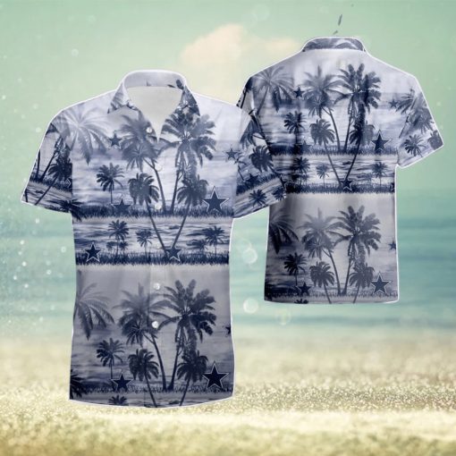 Dallas Cowboys Coconut Island White Summer Hawaiian Shirt And Short