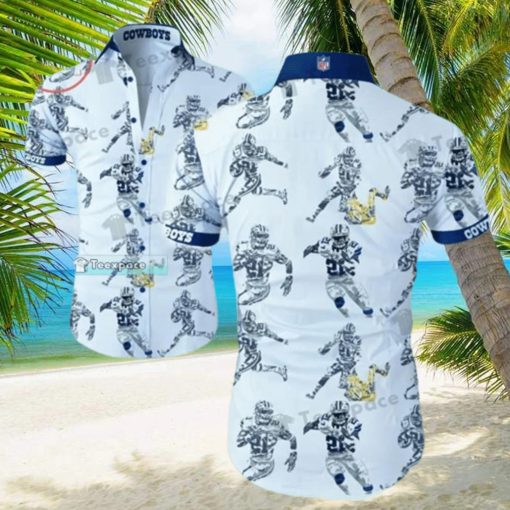 Dallas Cowboys Elliott 21 Hawaiian Shirt For Men And Women