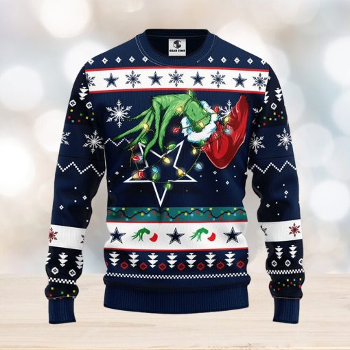 Dallas Cowboys Grinch Christmas Ugly Sweater