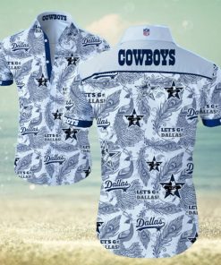 Dallas Cowboys Hawaiian Shirt Beach Gift For Sport Fans