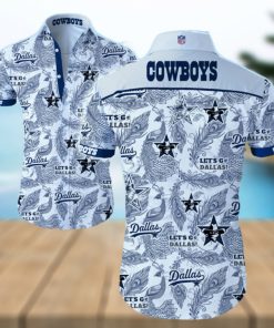 Dallas Cowboys Hawaiian Shirt Beach Gift For Sport Fans