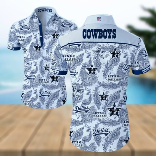 Dallas Cowboys Hawaiian Shirt Beach Gift For Sport Fans